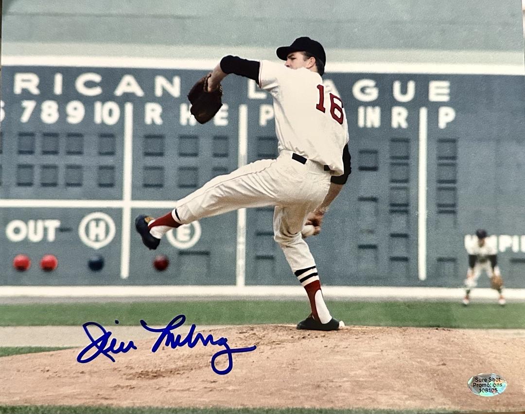 Jim Lonborg (Red Sox) signed 8x10 - Sureshot COA